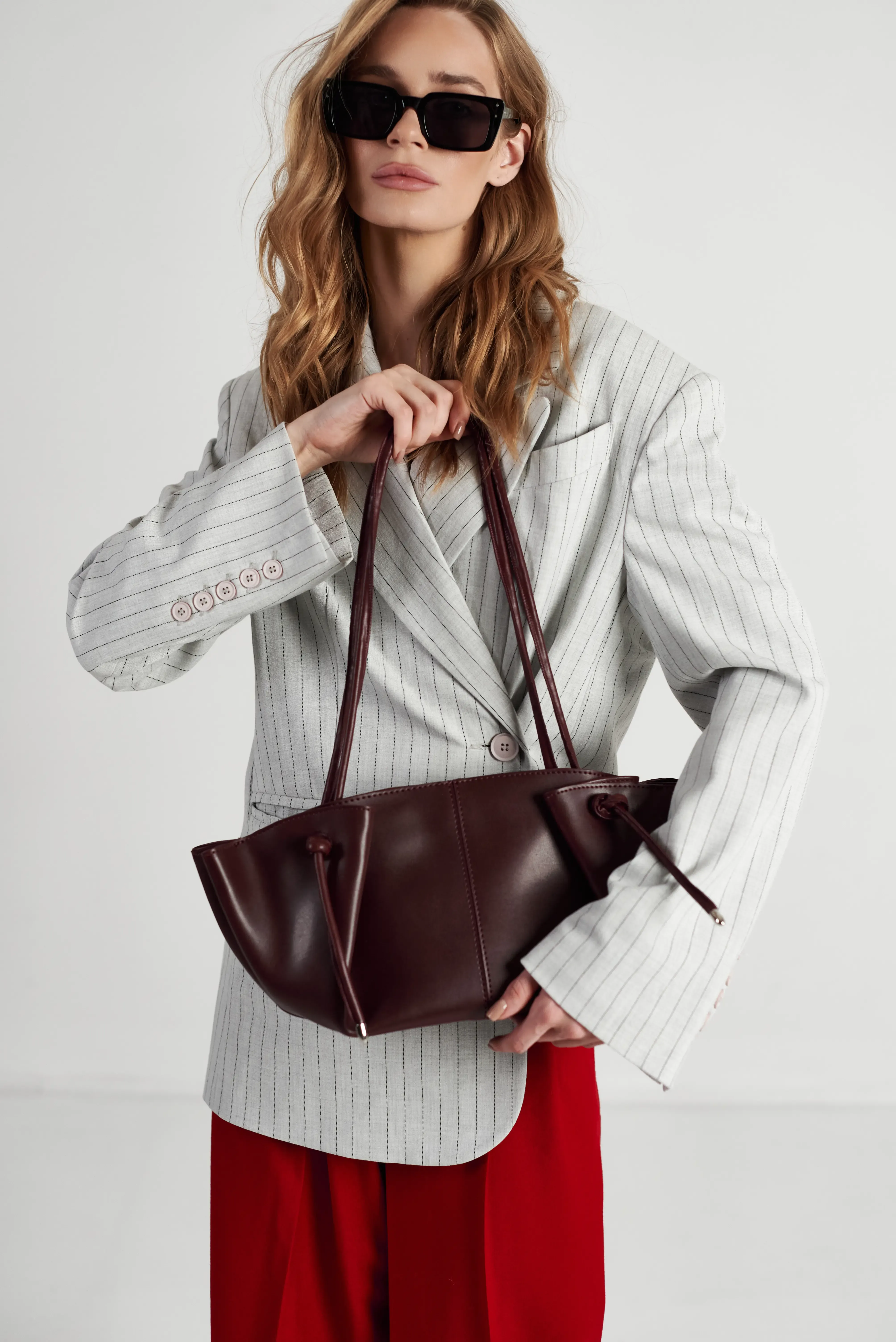 TULIP BAG NEW BURGUNDY
